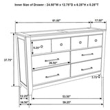 Hazlewood 4-piece Eastern King Bedroom Set Vineyard Oak - 207530KE-S4