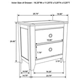 Hazlewood 5-piece Queen Bedroom Set Vineyard Oak - 207530Q-S5
