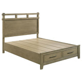 Hazlewood 59-inch Queen Panel Storage Bed Vineyard Oak - 207530Q