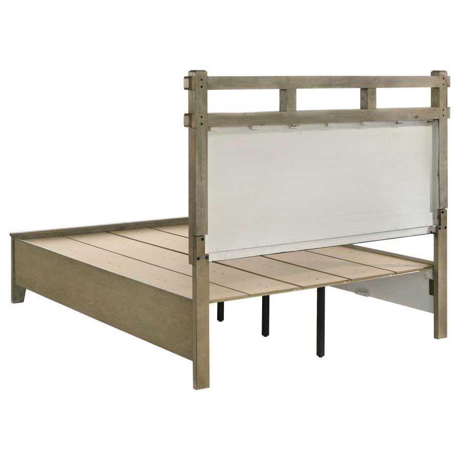 Hazlewood 59-inch Queen Panel Storage Bed Vineyard Oak - 207530Q