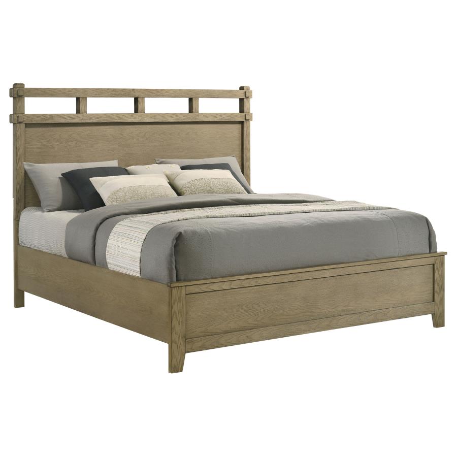 Hazlewood 61-inch Eastern King Panel Bed Vineyard Oak - 207531KE