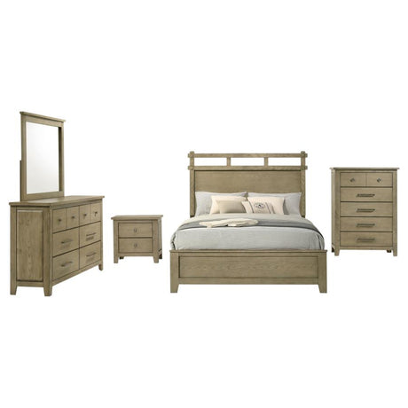 Hazlewood 5-piece Queen Bedroom Set Vineyard Oak - 207531Q-S5