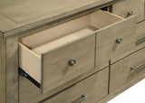 Hazlewood 6-drawer Bedroom Dresser Cabinet Vineyard Oak - 207533