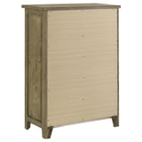 Hazlewood 5-drawer Bedroom Chest of Drawers Vineyard Oak - 207535