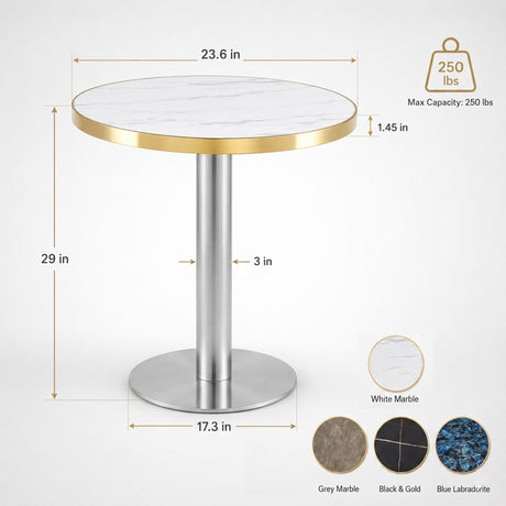 Elegant Modern Round Bistro Table