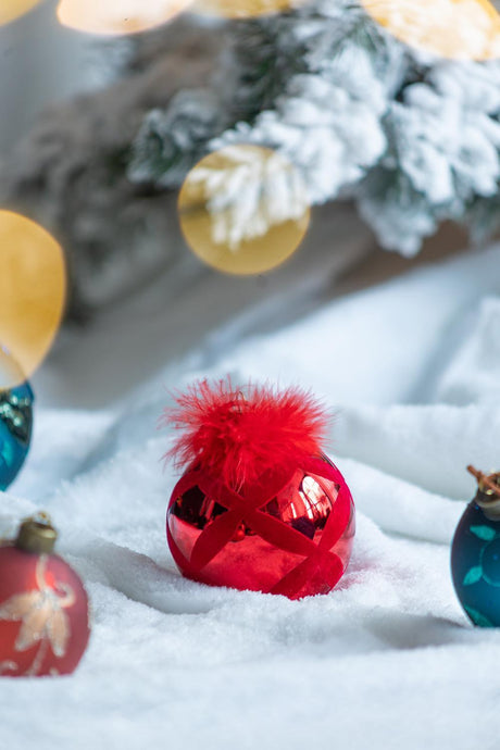 Christmas Ball Ornaments, Decorative Hanging Ball Tree Ornaments For Holiday Party Decorations