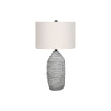 Lighting, Table Lamp, Resin, Modern - Gray / Cream
