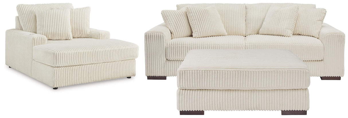 Lindyn 2-Piece Sectional, Chaise and Oversized Ottoman - 21104U2