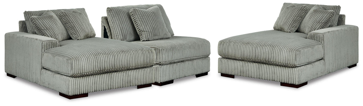 Lindyn 3-Piece Sectional with Double Chaise - 21105S18