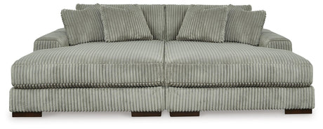 Lindyn Super Chaise with Oversized Swivel Chair - 21105U5