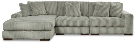 Lindyn 3-Piece Sectional and Oversized Swivel Accent Chair - 21105U6