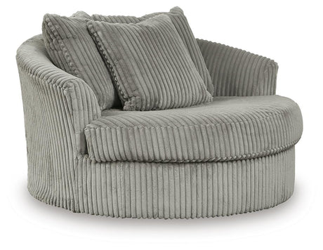 Lindyn 3-Piece Sectional and Oversized Swivel Accent Chair - 21105U6
