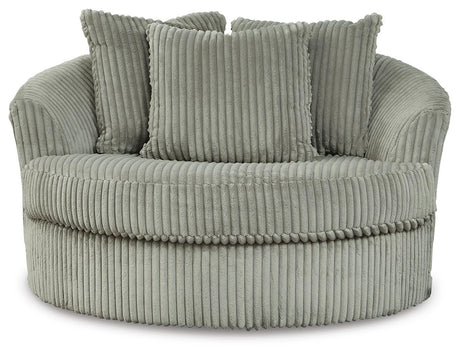 Lindyn 3-Piece Sectional and Oversized Swivel Accent Chair - 21105U6