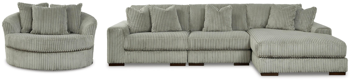 Lindyn 3-Piece Sectional and Chair - 21105U1