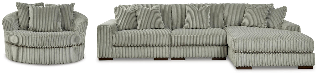 Lindyn 3-Piece Sectional and Chair - 21105U1
