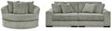 Lindyn 2-Piece Sectional Sofa and Oversized Swivel Accent Chair - 21105U3