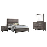 Watson 4-piece Full Bedroom Set Grey Oak - 212421F-S4