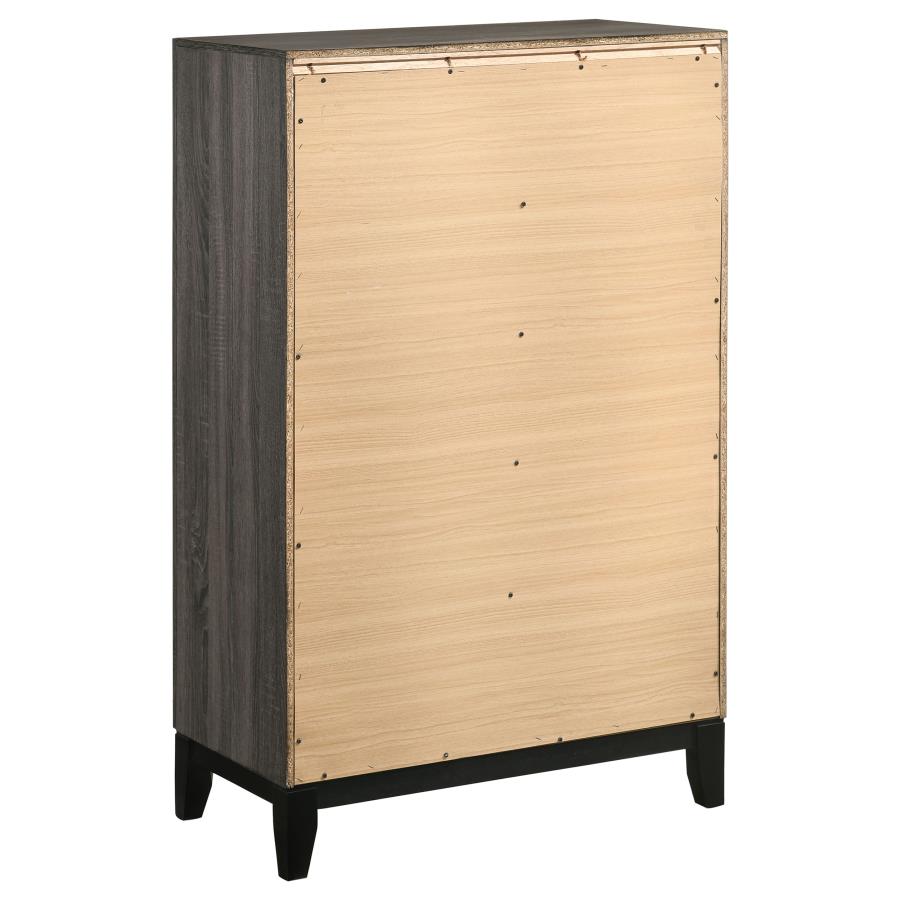 Watson 5-piece Full Bedroom Set Grey Oak - 212421F-S5
