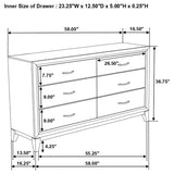 Watson 5-piece Full Bedroom Set Grey Oak - 212421F-S5