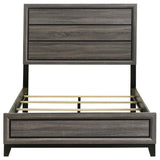 Watson Wood Full Panel Bed Grey Oak - 212421F