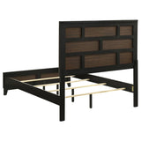 Watson Wood Full Panel Bed Grey Oak - 212421F