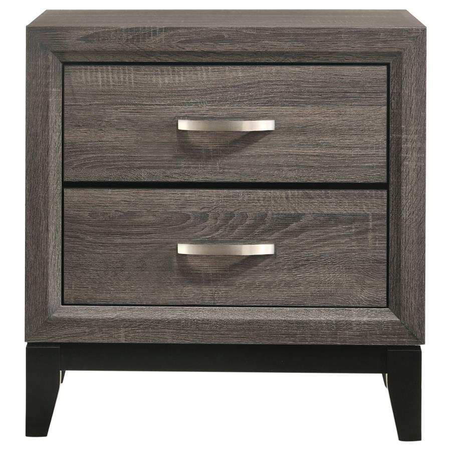 Watson 4-piece Eastern King Bedroom Set Grey Oak - 212421KE-S4