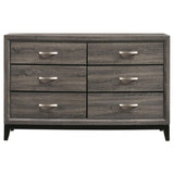 Watson 4-piece Eastern King Bedroom Set Grey Oak - 212421KE-S4