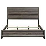Watson Wood Eastern King Panel Bed Grey Oak - 212421KE