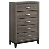 Watson 5-piece California King Bedroom Set Grey Oak - 212421KW-S5