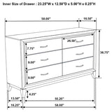 Watson 5-piece California King Bedroom Set Grey Oak - 212421KW-S5