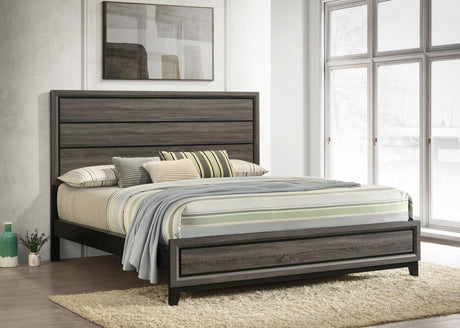 Watson Wood California King Panel Bed Grey Oak - 212421KW