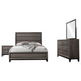 Watson 4-piece Queen Bedroom Set Grey Oak - 212421Q-S4