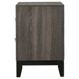 Watson 2-drawer Nightstand Grey Oak - 212422