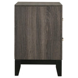 Watson 2-drawer Nightstand Grey Oak - 212422