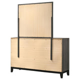Watson 6-drawer Dresser with Mirror Grey Oak - 212423M