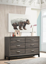 Watson 6-drawer Dresser Grey Oak - 212423