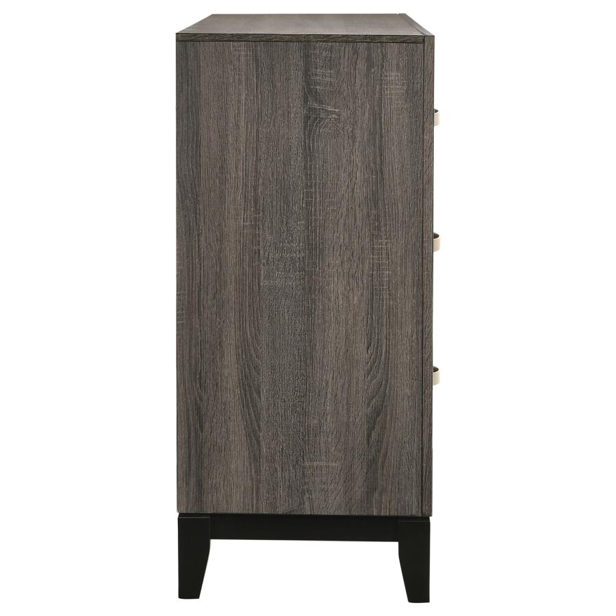 Watson 6-drawer Dresser Grey Oak - 212423