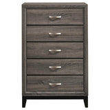 Watson 5-drawer Bedroom Chest Grey Oak - 212425