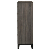 Watson 5-drawer Bedroom Chest Grey Oak - 212425
