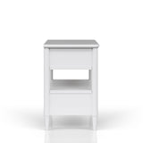 Open Nightstand With 2 Drawers