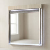 Leonor - Mirror With LED Light Frame - Gray