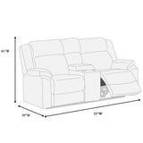 Motion Loveseat With Console