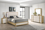 Hyland 4-piece Eastern King Bedroom Set Natural - 215651KE-S4X
