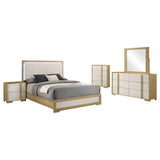 Hyland 5-piece Eastern King Bedroom Set Natural - 215651KE-S5X