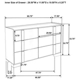 Hyland 4-piece Queen Bedroom Set Natural - 215651Q-S4X