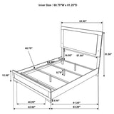 Hyland 5-piece Queen Bedroom Set Natural - 215651Q-S5