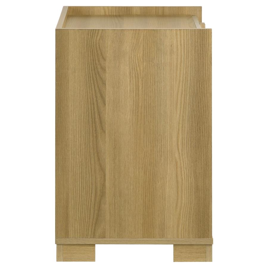 Hyland 2-drawer Nightstand Bedside Table Natural - 215652