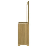 Hyland 6-drawer Dresser with Mirror Natural - 215653M