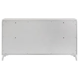 Cassia 6-drawer Bedroom Dresser Cabinet White High Gloss - 215793
