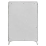 Cassia 5-drawer Bedroom Chest of Drawers White High Gloss - 215795